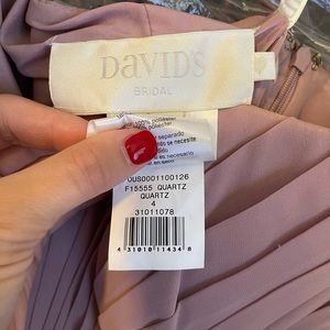 2 David’s bridal bridesmaid dresses